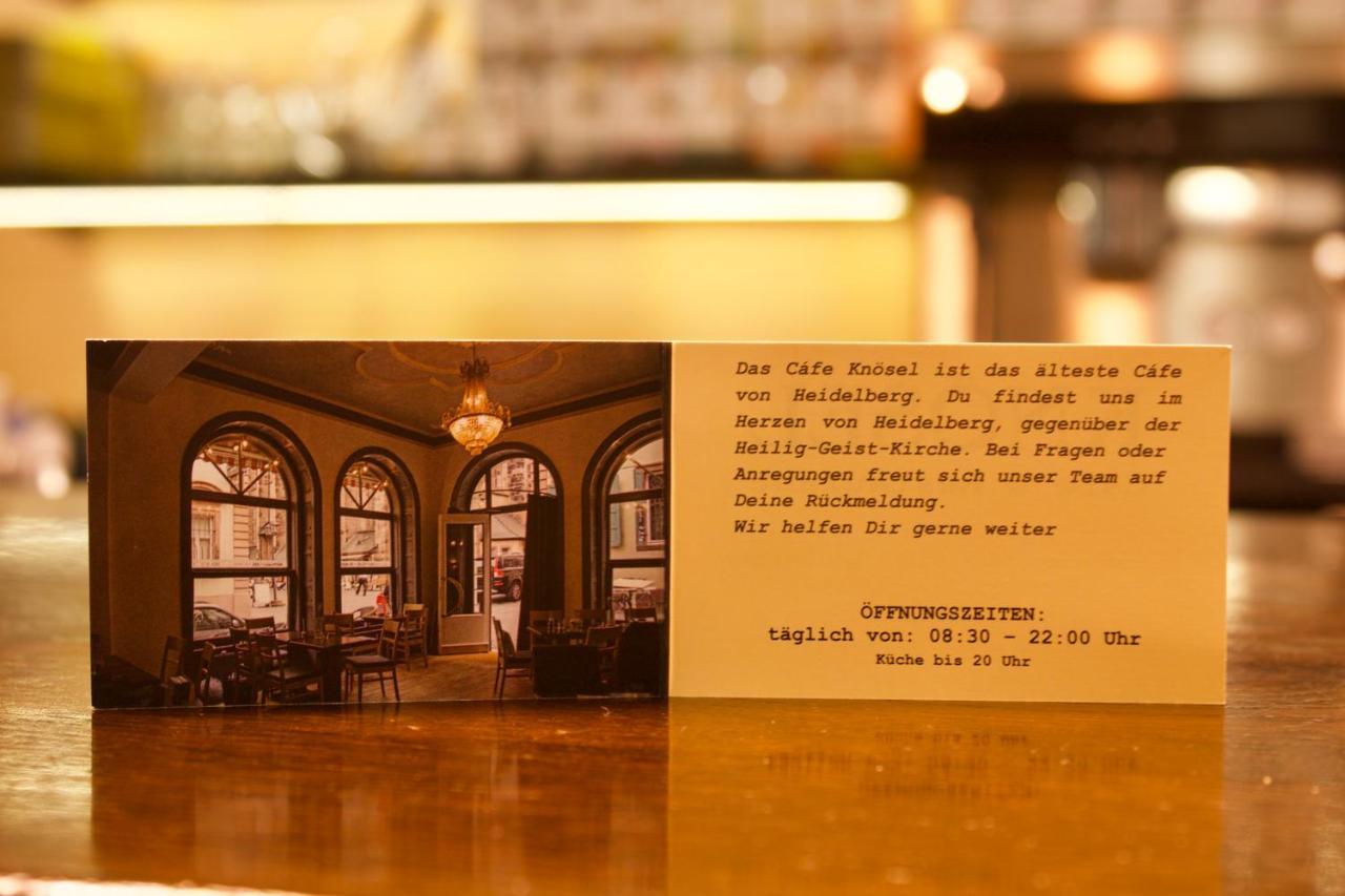 Cafe & Hotel Knoesel Heidelberg Luaran gambar